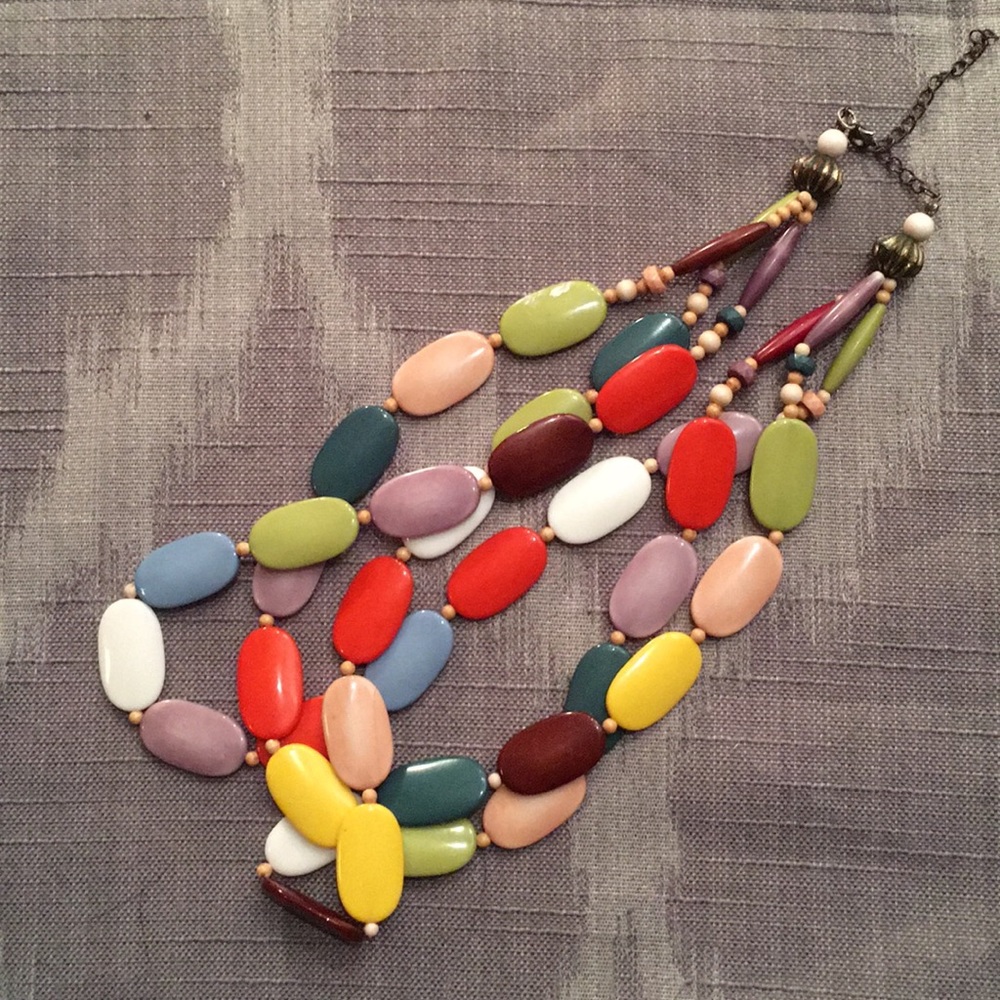 Vintage candy colored necklace